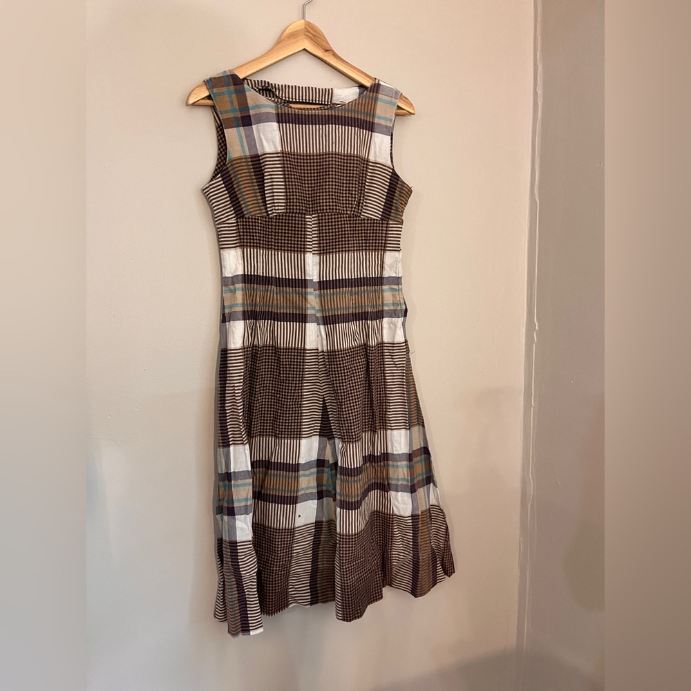 Vintage 70s folk maxi dress sz 2